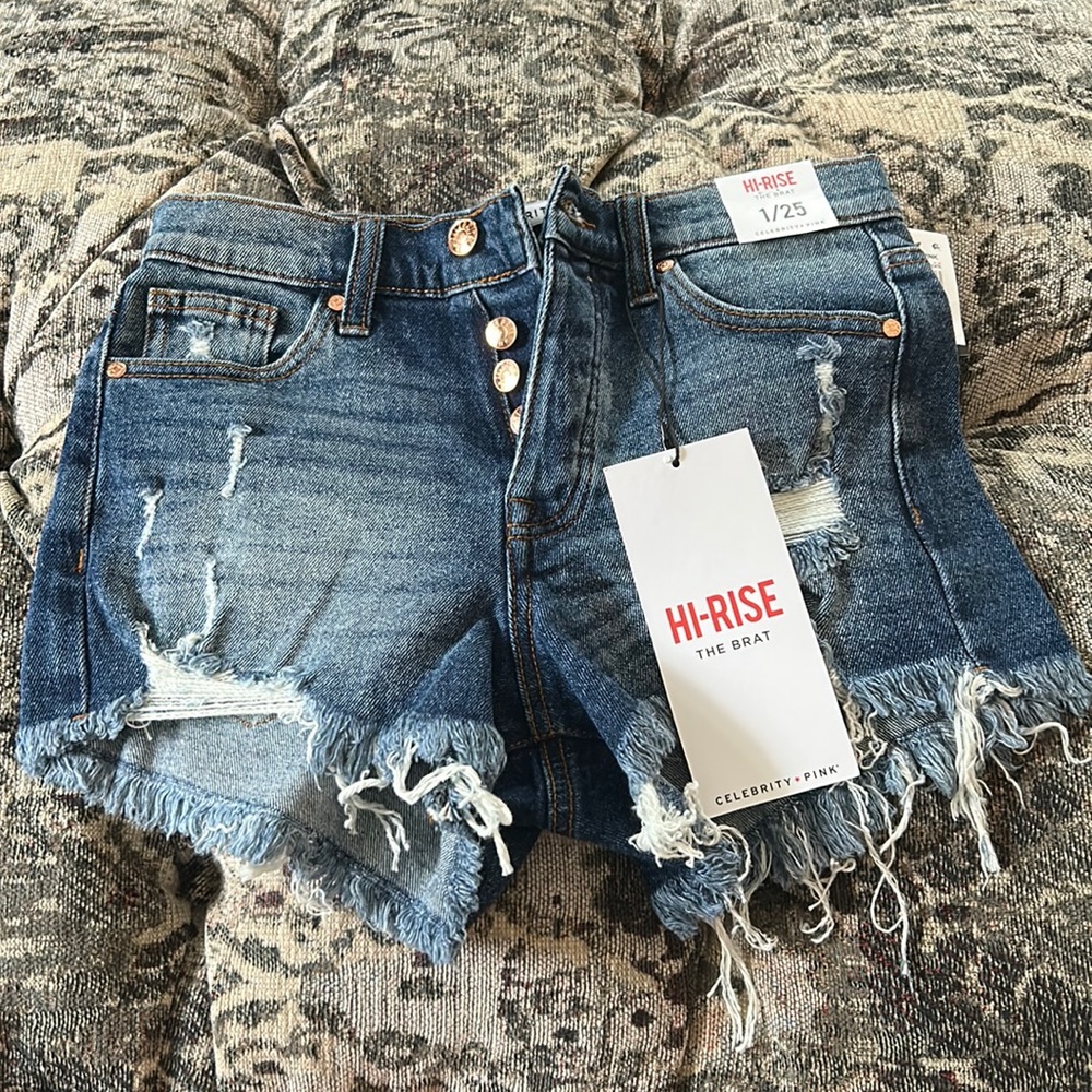 Celebrity Pink Hi-Rise Shorts